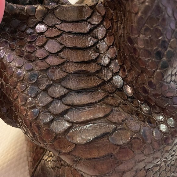 Devi Kroell Metallic Python Hobo Bag - Picture 5 of 10